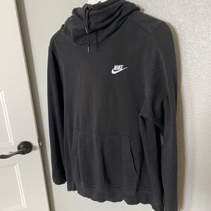 Nike black hooded sweatshirt